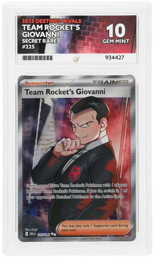 ACE 10 - Team Rocket's Giovanni - 225/182 - Destined Rivals - Pokemon