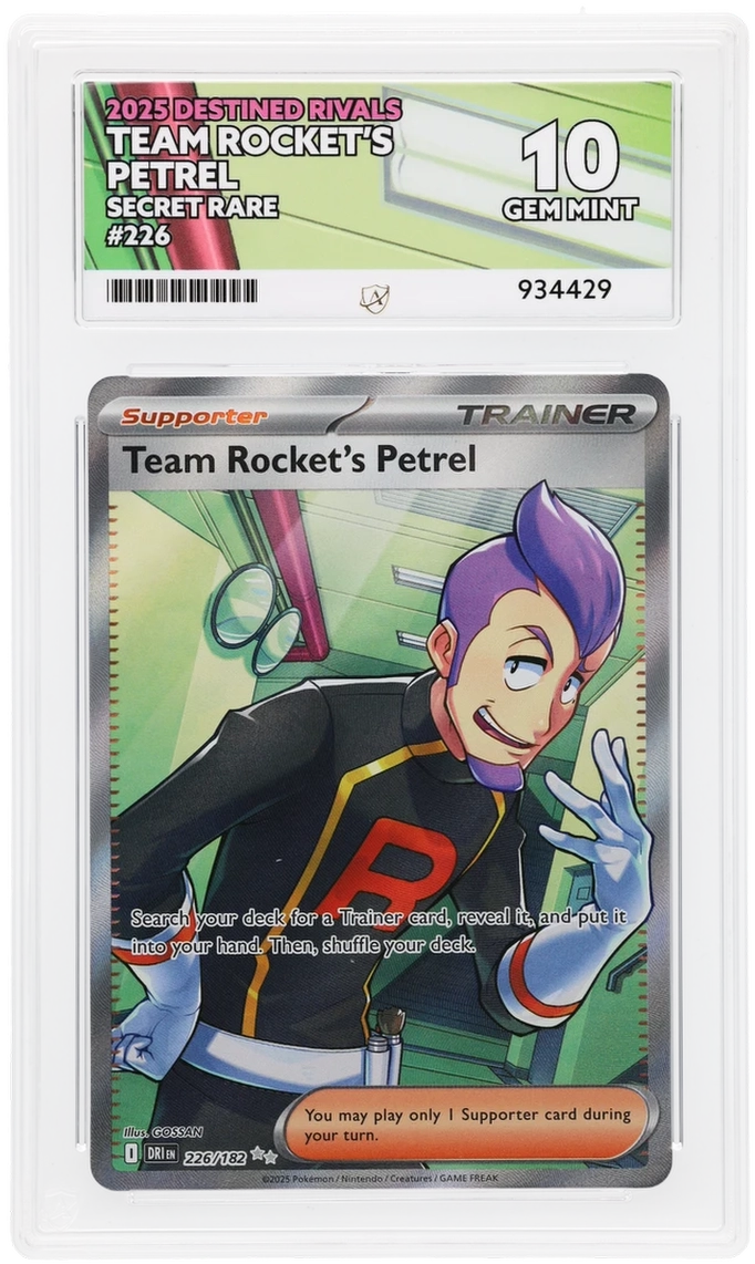 ACE 10 - Team Rocket's Petrel - 226/182 - Destined Rivals - Pokemon