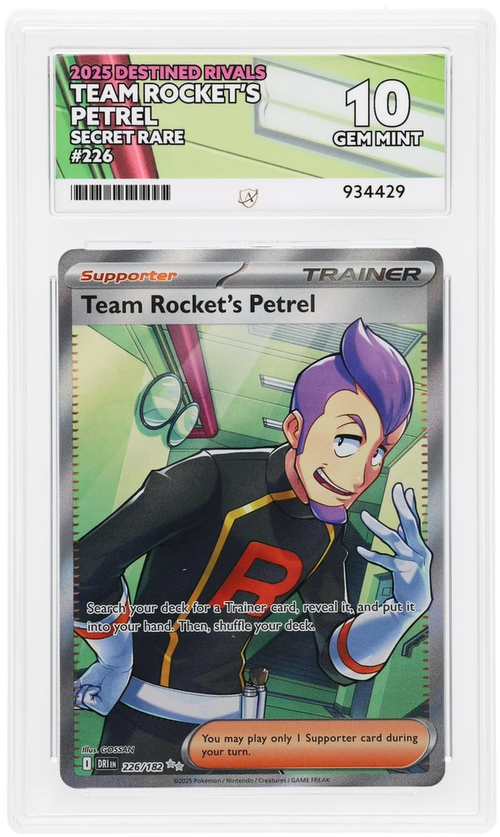 ACE 10 - Team Rocket's Petrel - 226/182 - Destined Rivals - Pokemon