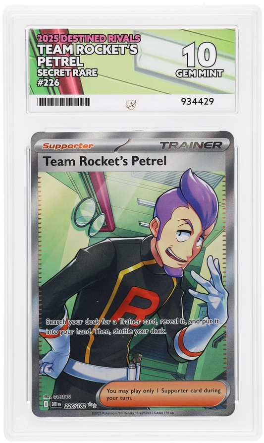 ACE 10 - Team Rocket's Petrel - 226/182 - Destined Rivals - Pokemon