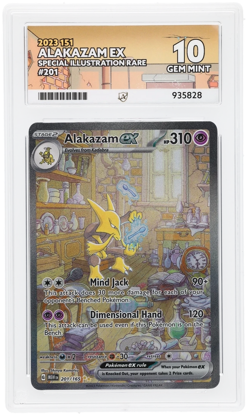 ACE 10 - Alakazam ex - 201/165 - 151 - Pokemon