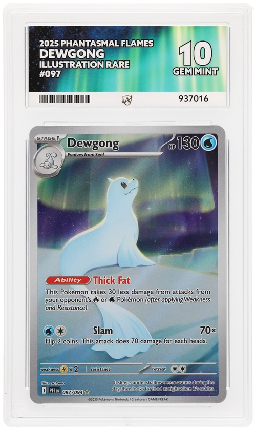 ACE 10 - Dewgong - 097/094 - Phantasmal Flames - Pokemon