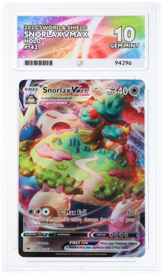 ACE 10 - Snorlax VMAX - 142/202 - Sword & Shield - Pokemon