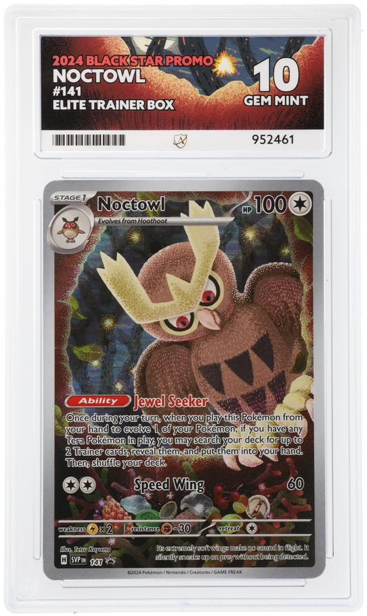 ACE 10 - Noctowl - SVP 141 - Elite Trainer Box Promo - Pokemon