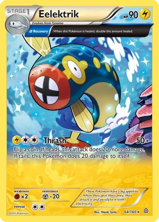 Eelektrik (Alpha) 64/160 - XY  Primal Clash Reverse Holofoil