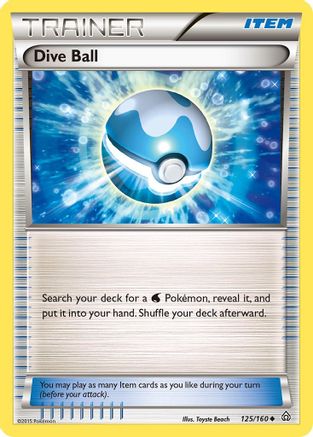 Dive Ball 125/160 - XY  Primal Clash