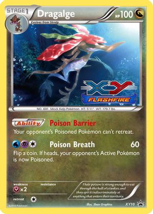 Dragalge - XY10 (Prerelease) XY10/211 - XY Promos Holofoil