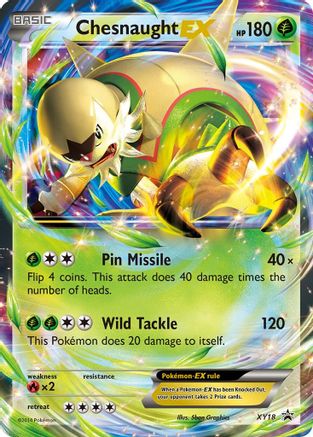 Chesnaught EX - XY18 XY18/211 - XY Promos Holofoil