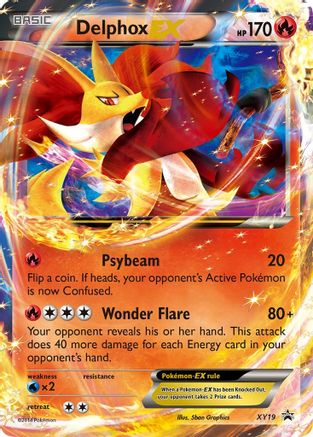 Delphox EX - XY19 XY19/211 - XY Promos Holofoil