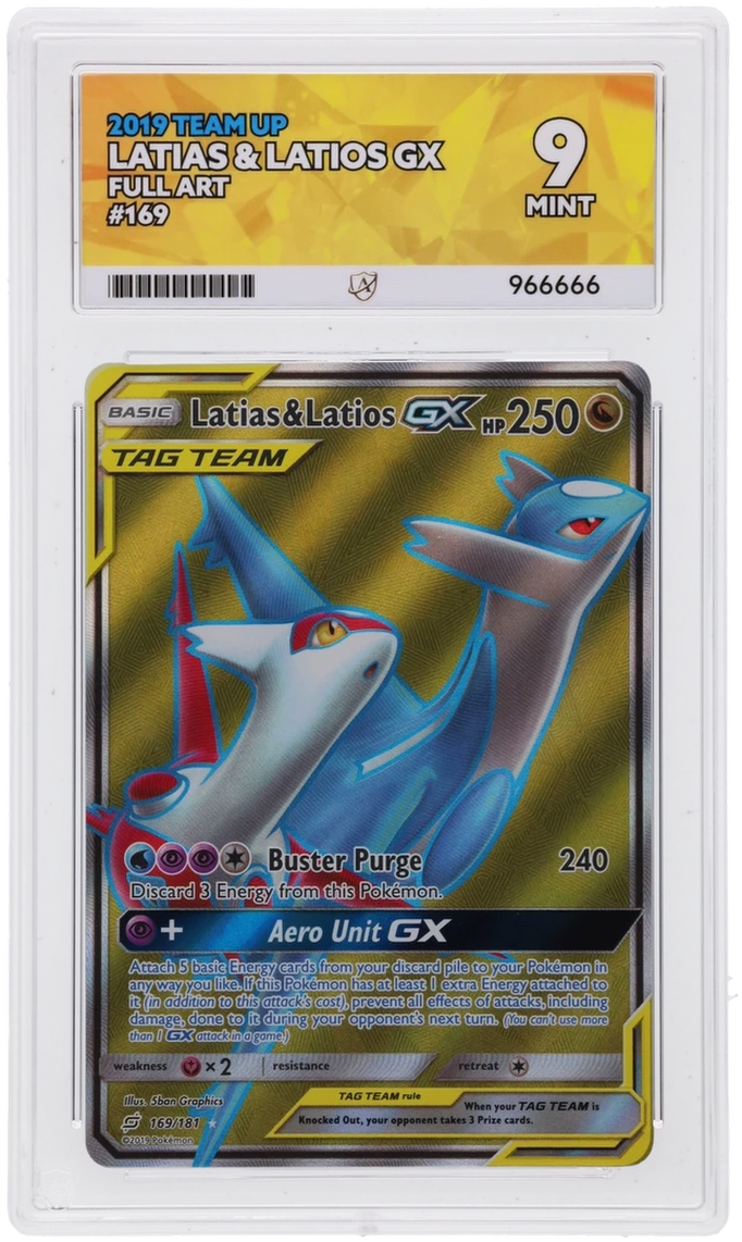 ACE 9 - Latias & Latios GX - 169/181 - Team Up - Pokemon - front