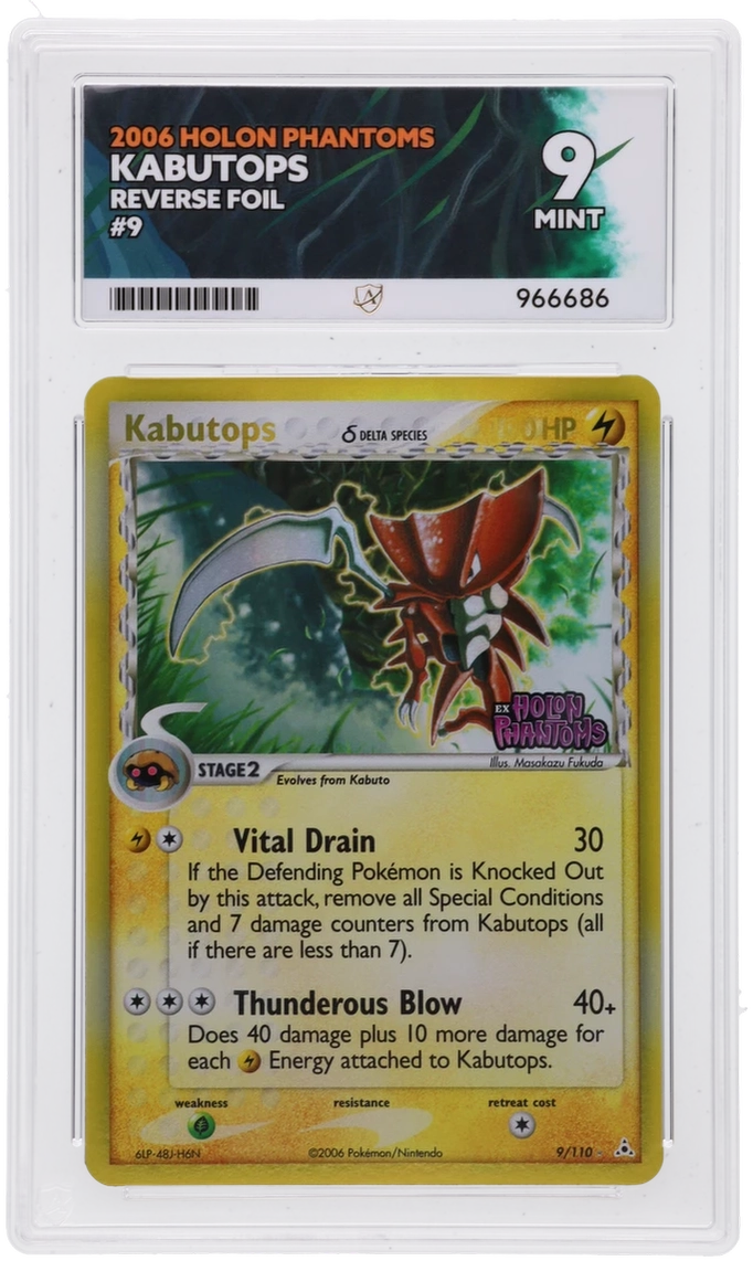 ACE 9 - Kabutops - 9/110 - Holon Phantoms - Pokemon - front