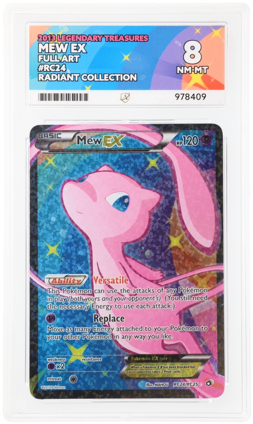 ACE 8 - Mew EX - RC24/RC25 - Legendary Treasures - Radiant Collection - Pokemon - front