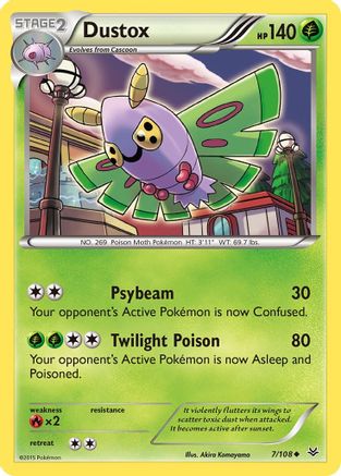 Dustox (7) 7/108 - XY  Roaring Skies