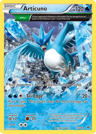 Articuno (17 Delta) 17/108 - XY  Roaring Skies