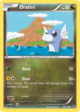 Dratini 49/108 - XY  Roaring Skies