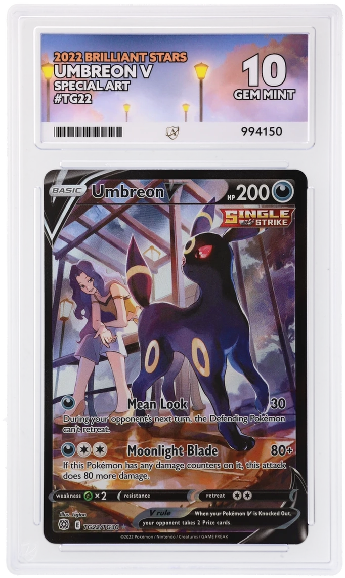 ACE 10 - Umbreon V - TG22/TG30 - Brilliant Stars - Pokemon - front