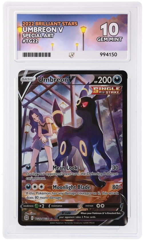 ACE 10 - Umbreon V - TG22/TG30 - Brilliant Stars - Pokemon - front