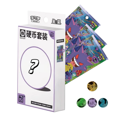 Pokemon TCG S-Chinese Collect EX 151 Surprise Booster Coin Collection Set