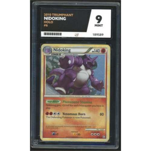 Nidoking Holo 6 - 2010 Triumphant  - ACE 9