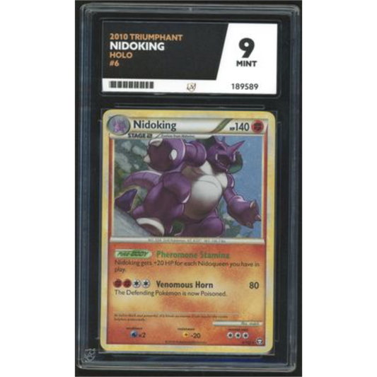 Nidoking Holo 6 - 2010 Triumphant  - ACE 9