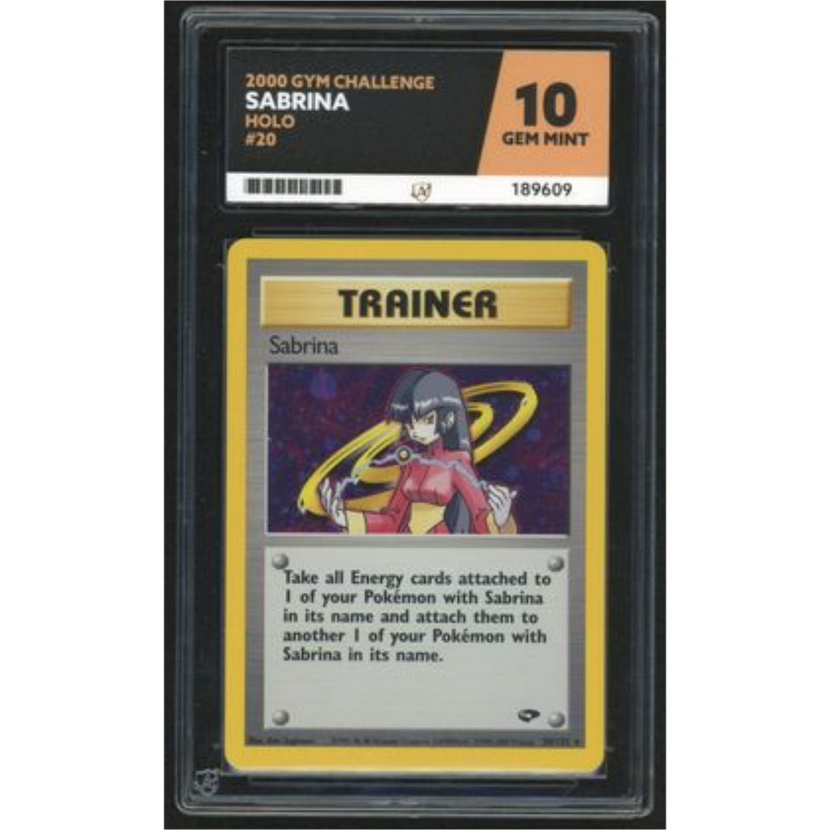 Sabrina Holo 20 -2000 Gym Challenge - ACE 10