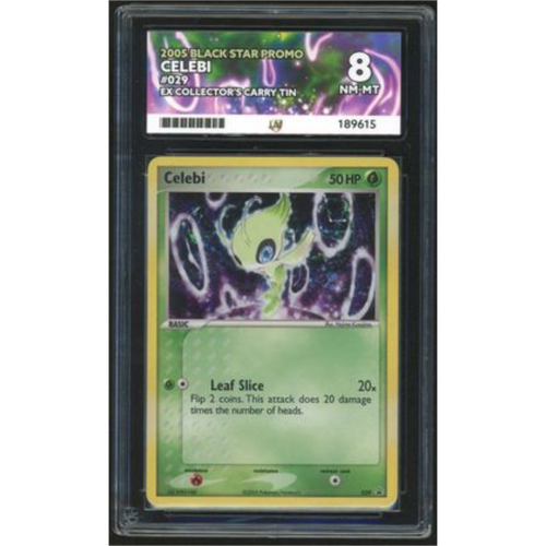 Celebi Holo 029 -2005 Black Star Promo EX Collector's Carry Tin - ACE 8