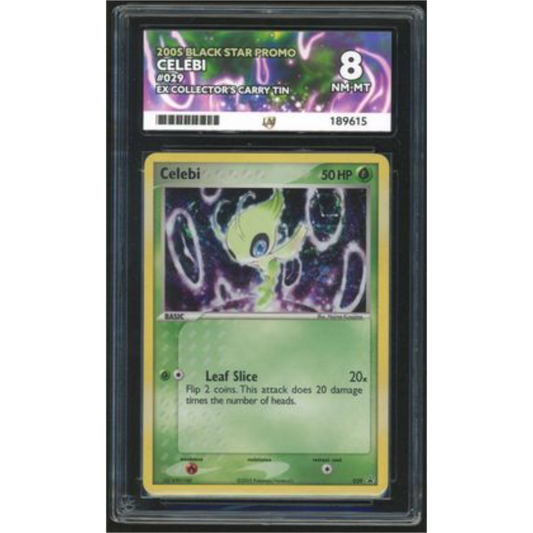 Celebi Holo 029 -2005 Black Star Promo EX Collector's Carry Tin - ACE 8