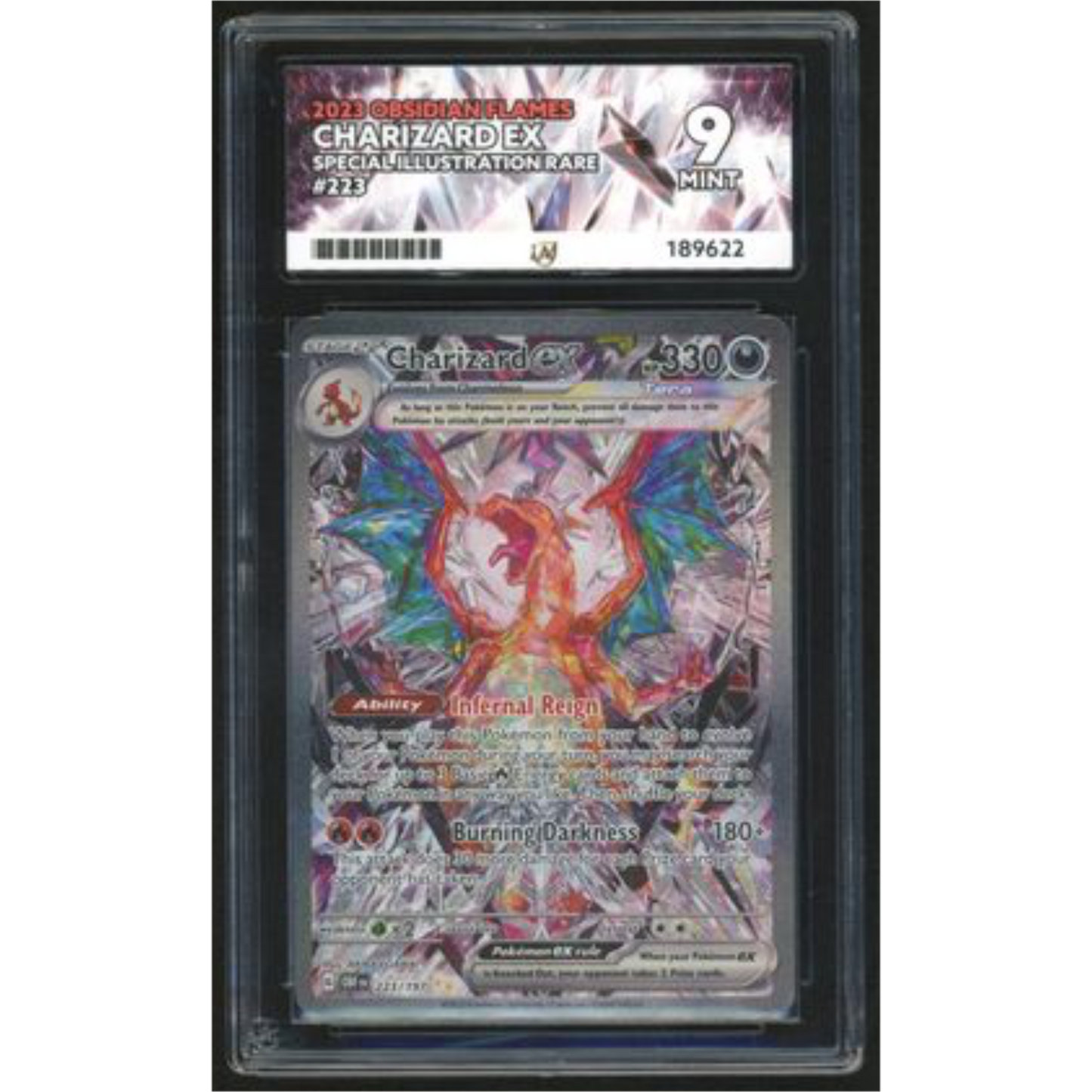 Charizard EX Special Illustration Rare 223 -2023 Obsidian Flames - ACE 9