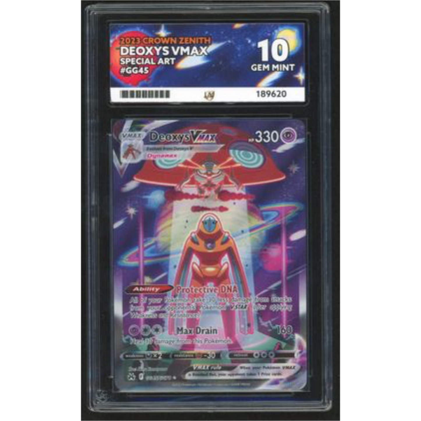 Deoxys VMAX GG45 - 2023 Crown Zenith - ACE 10