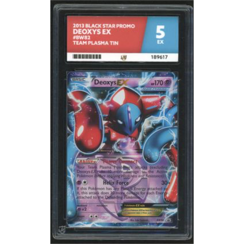 Deoxys EX BW82 - 2013 Black Star Promo Team Plasma Tin - ACE 5