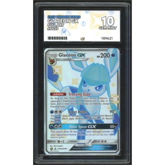 Glaceon GX SV55 - 2019 Hidden Fates - ACE 10