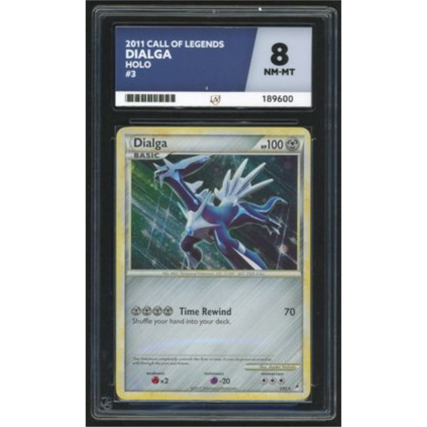 Dialga Holo 3 - 2011 Call Of Legends - ACE 8