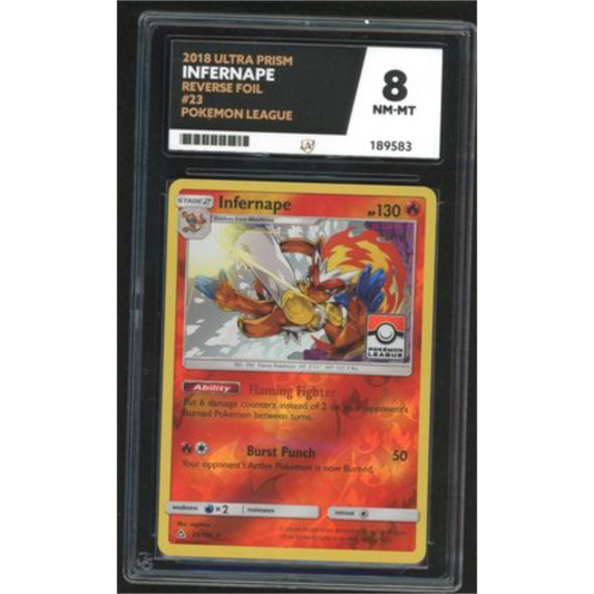 Infernape 23 Reverse Foil - 2018 Ultra Prism Pokemon League - ACE 8