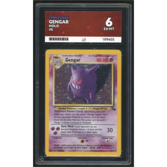 Gengar Holo 5 - 1999 Fossil - ACE 6