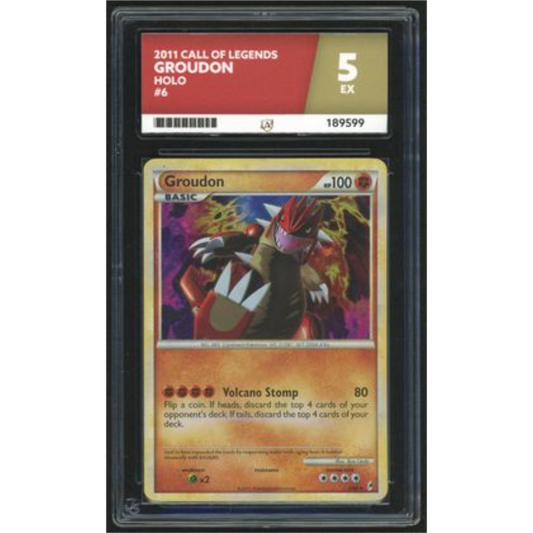 Groudon Holo 6 - 2011 Call Of Legends - ACE 5