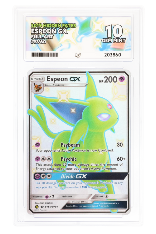 Espeon GX - Full Art - SV60/SV94 - Hidden Fates - ACE 10