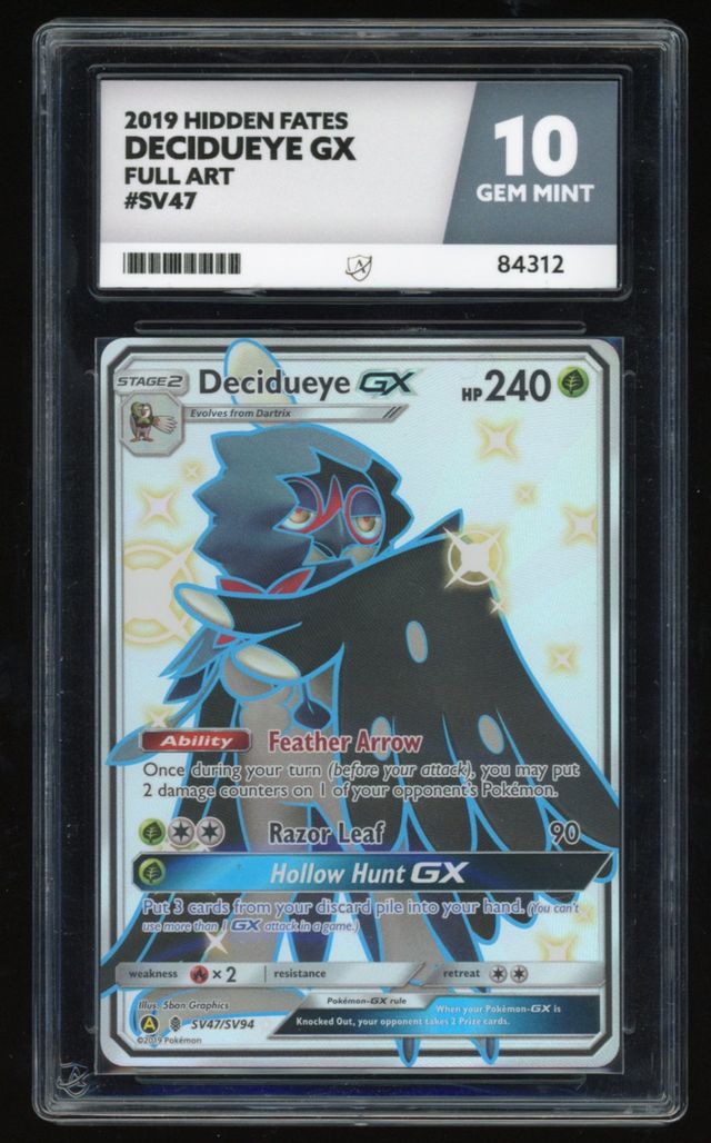 Decideueye GX - Full Art - SV47/SV94 - Hidden Fates - ACE 10