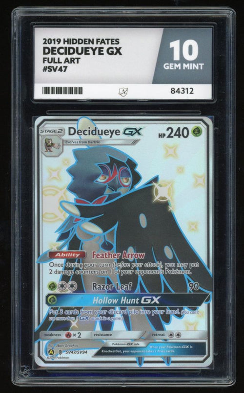 Decideueye GX - Full Art - SV47/SV94 - Hidden Fates - ACE 10