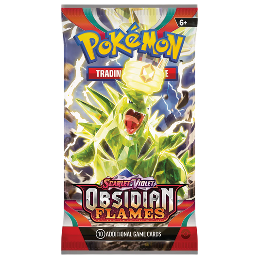 SINGLE PACK - Booster Pack- Scarlet and Violet Obsidian Flames