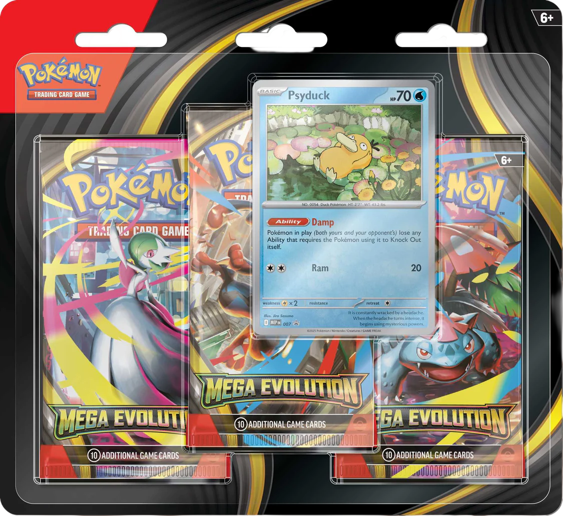 3 Pack Blister (Psyduck) - Mega Evolution