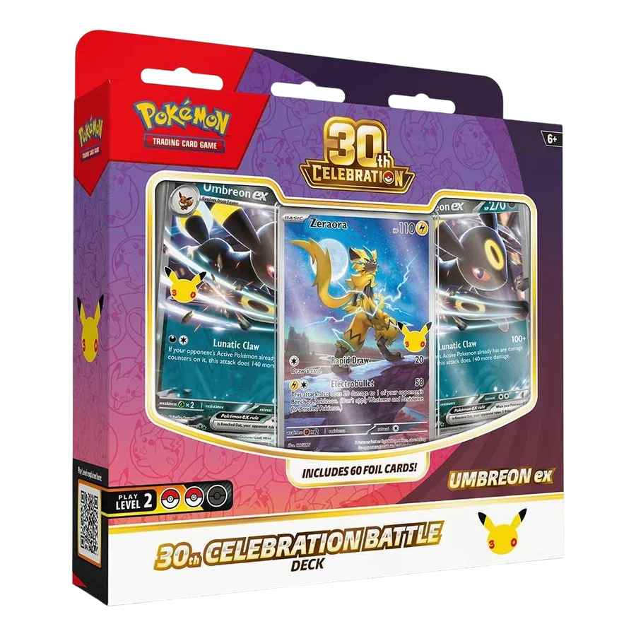 Pokémon TCG: Battle Deck Assortment - 30th Celebration (Zeraora)