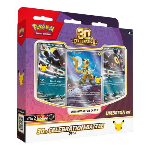 Pokémon TCG: Battle Deck Assortment - 30th Celebration (Zeraora)