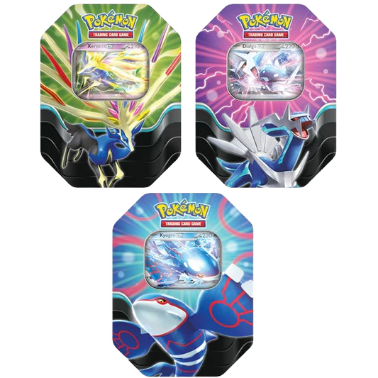 Azure Legends Tin - Dialga ex, Xerneas ex, Kyogre ex