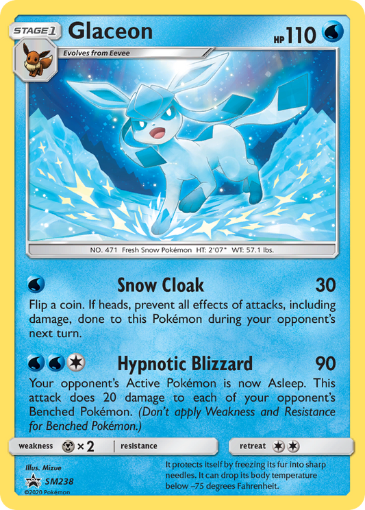 Glaceon SM238/248 - SM Black Star Promos