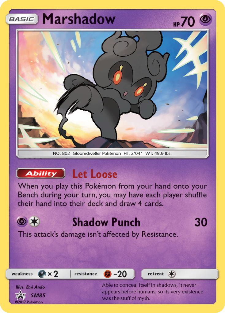 Marshadow SM85/248 - SM Black Star Promos Holofoil