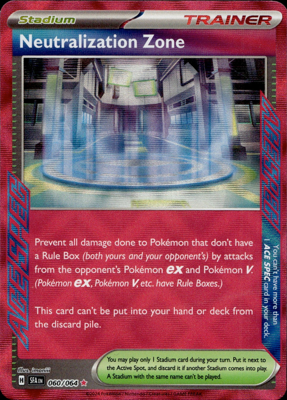 Neutralization Zone 60 - SV Shrouded Fable Holofoil