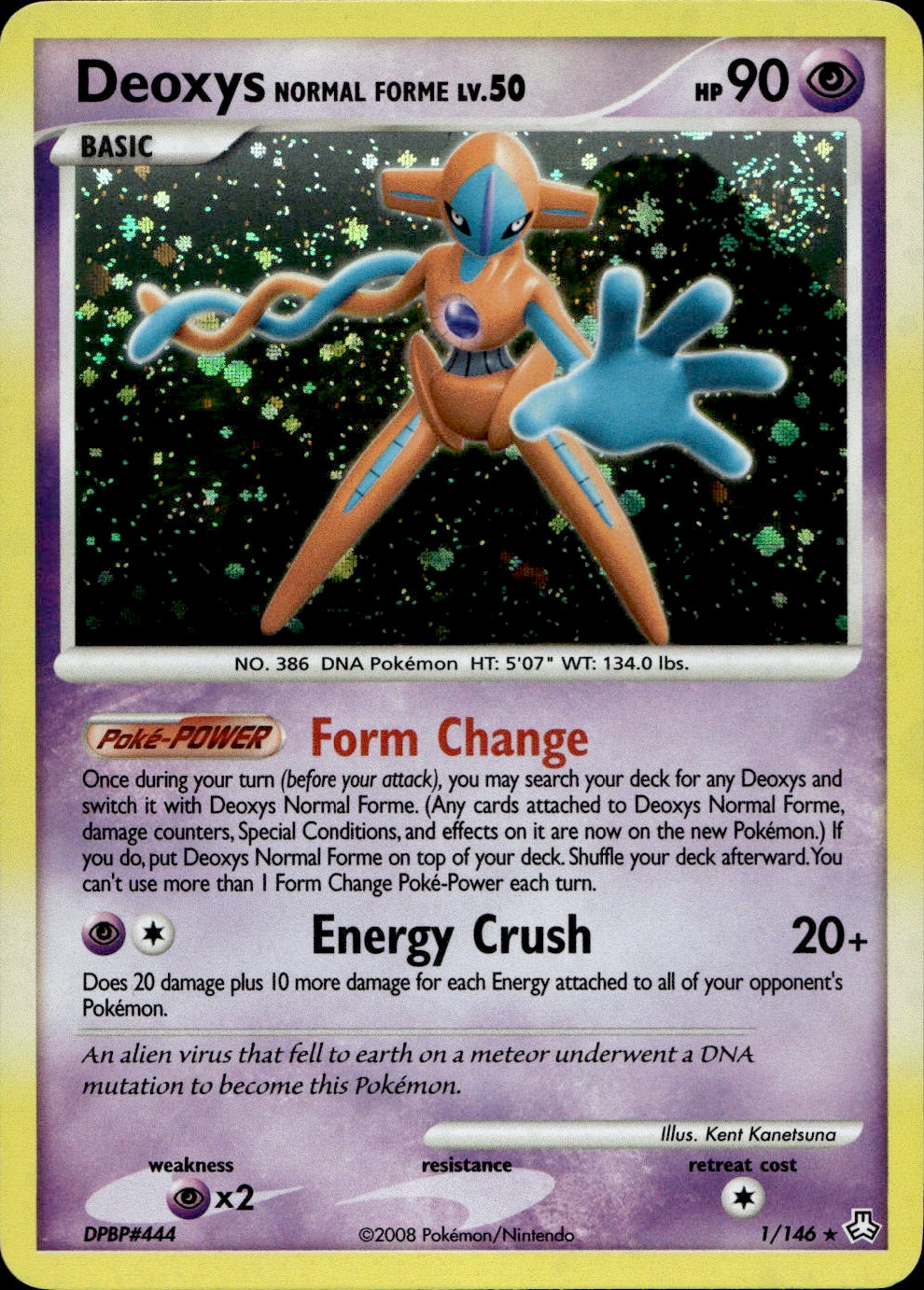 Deoxys Normal Forme 1/146 - Legends Awakened Holofoil