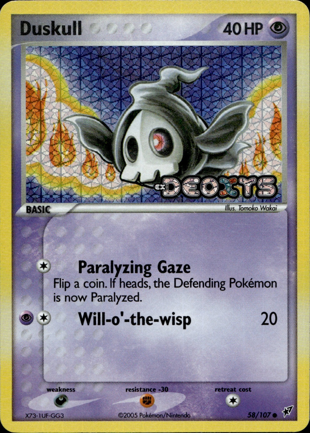 Duskull 58/107 - Deoxys