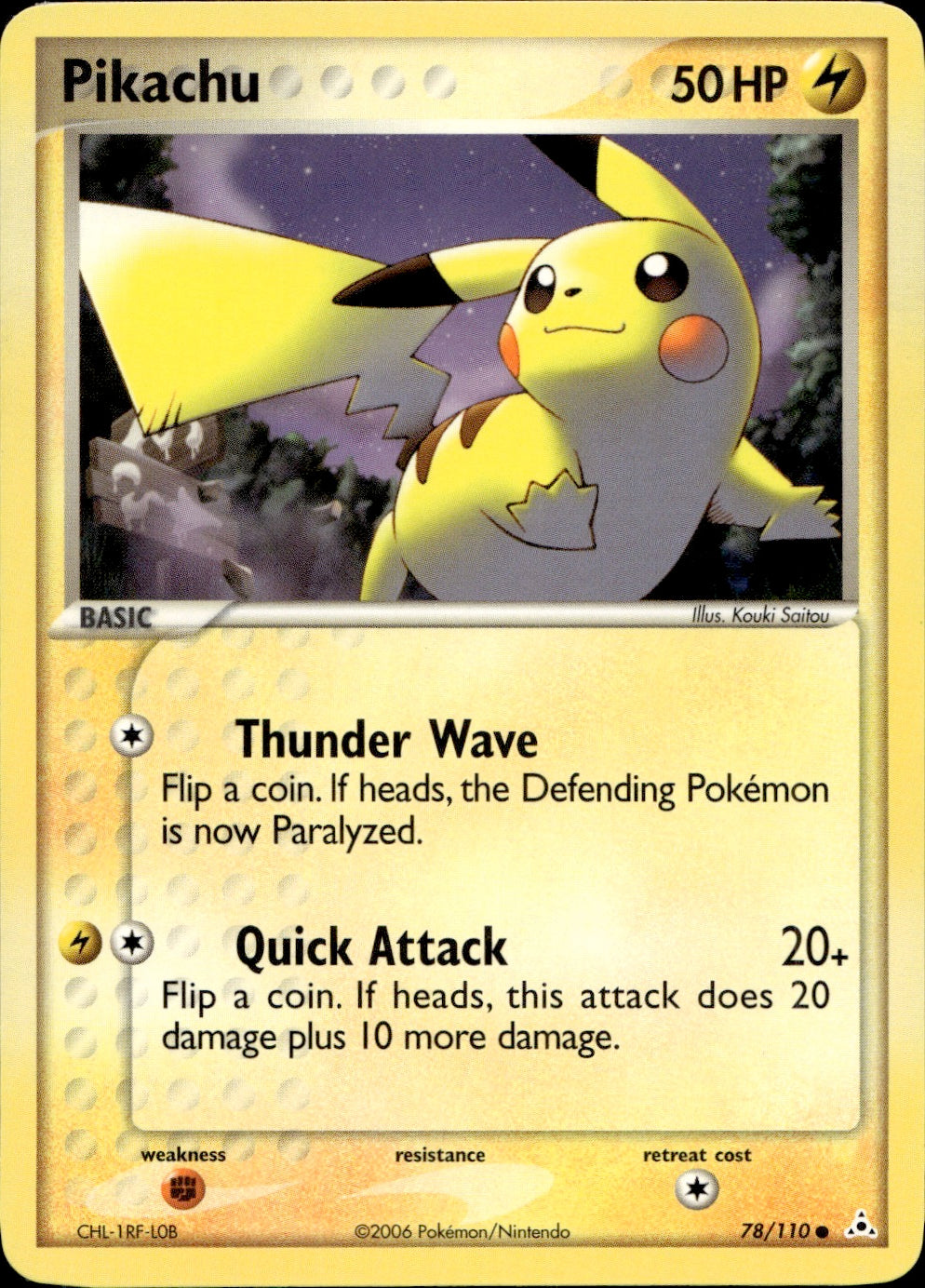 Pikachu 78/110 - Holon Phantoms