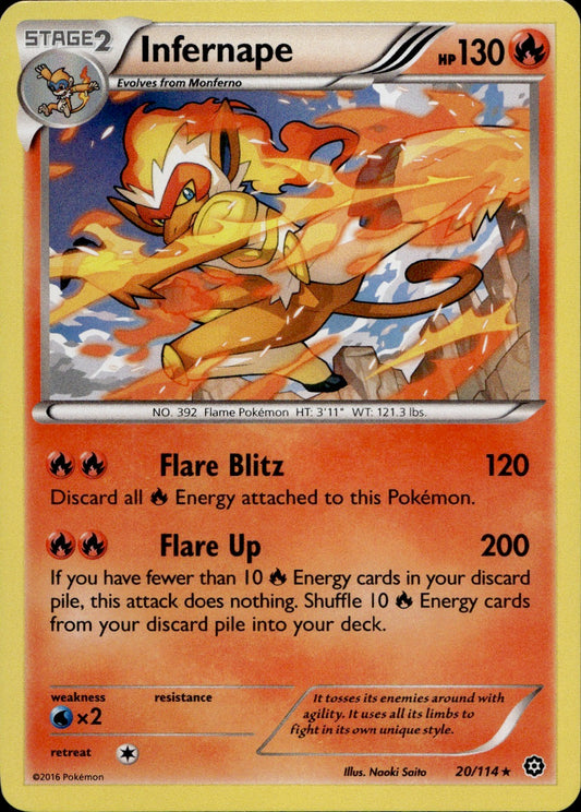 Infernape 20/114 - Steam Siege Holofoil